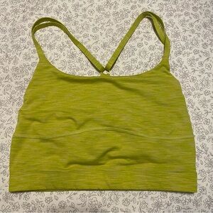 Outdoor Voices Lime Green Strappy Sports Bra